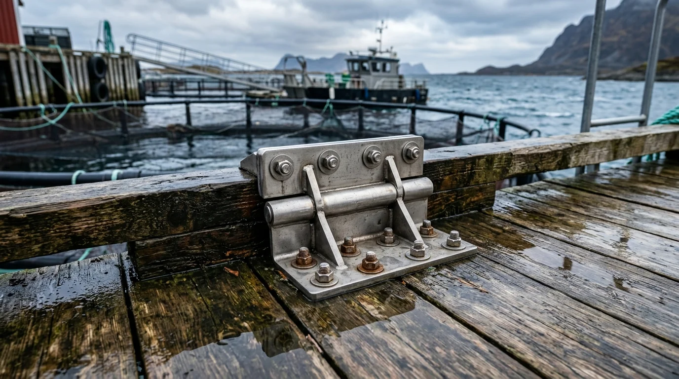 Крепёж для аквакультуры — Морская вода не церемонится; неправильный материал заклинивает за год