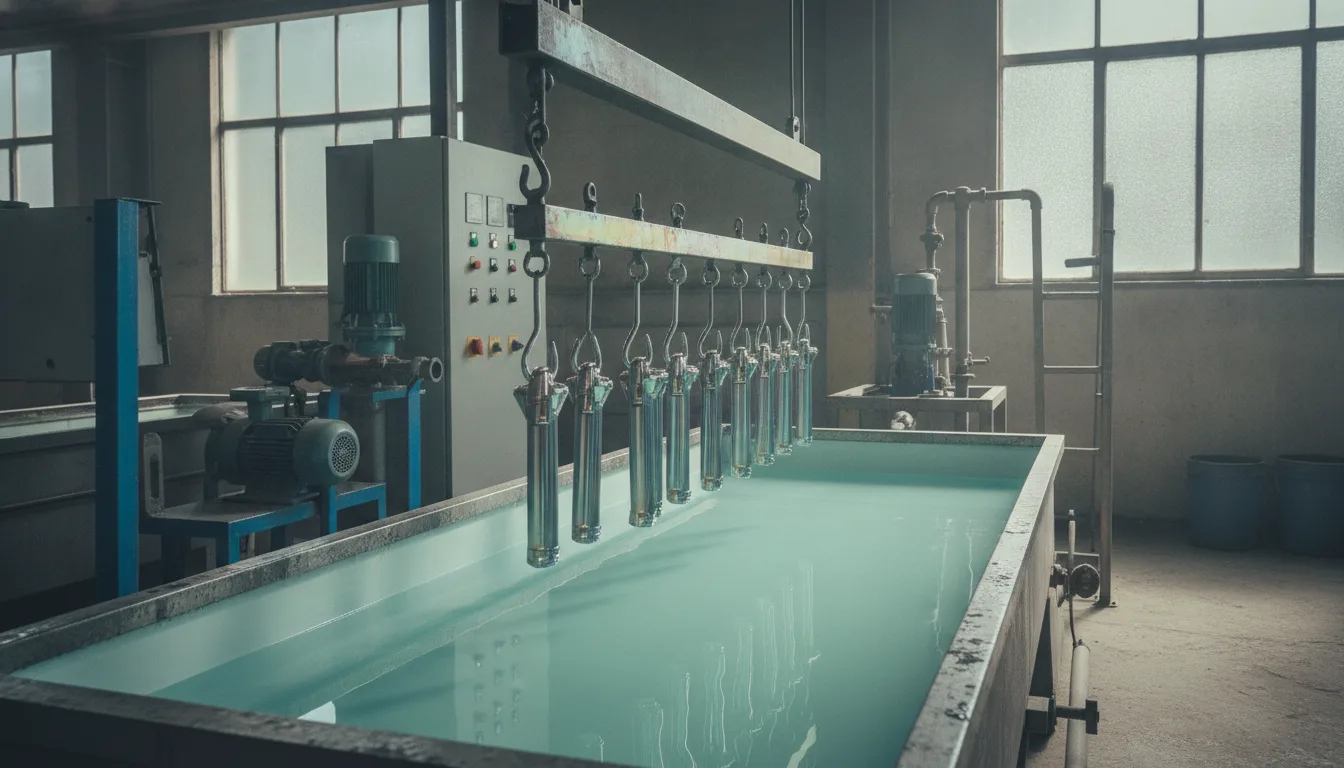 Rinsing & passivation (trivalent chromium)