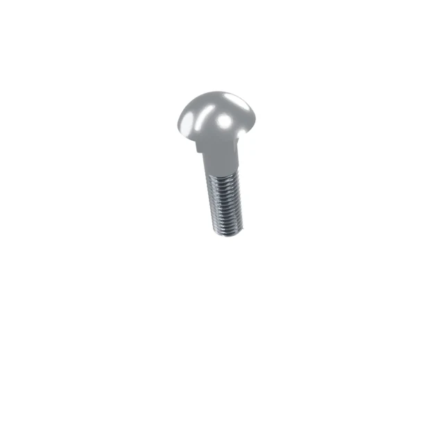 Carriage Bolts (Square Neck) M12×40 Carbon Steel Hot-Dip Galvanized