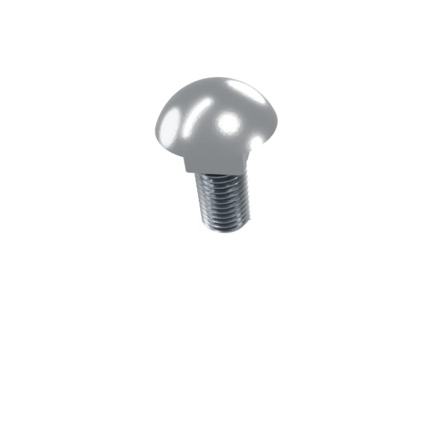 Carriage Bolts (Square Neck) M16×25 Carbon Steel Hot-Dip Galvanized