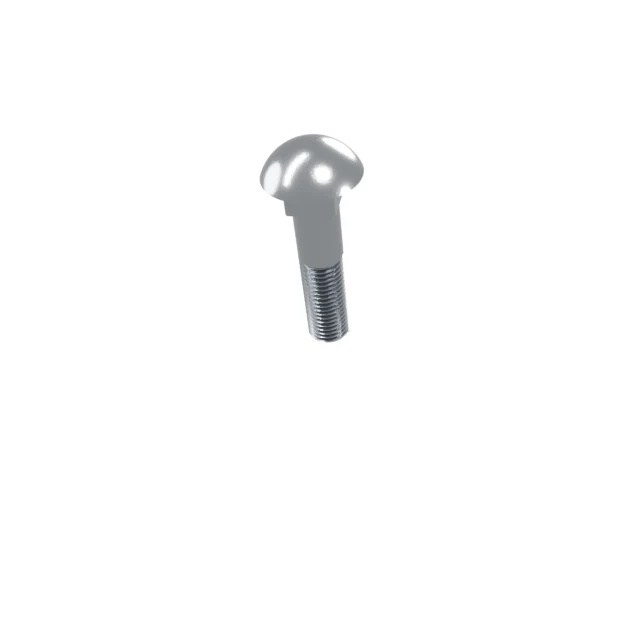 Carriage Bolts (Square Neck) M16×60 Carbon Steel Hot-Dip Galvanized
