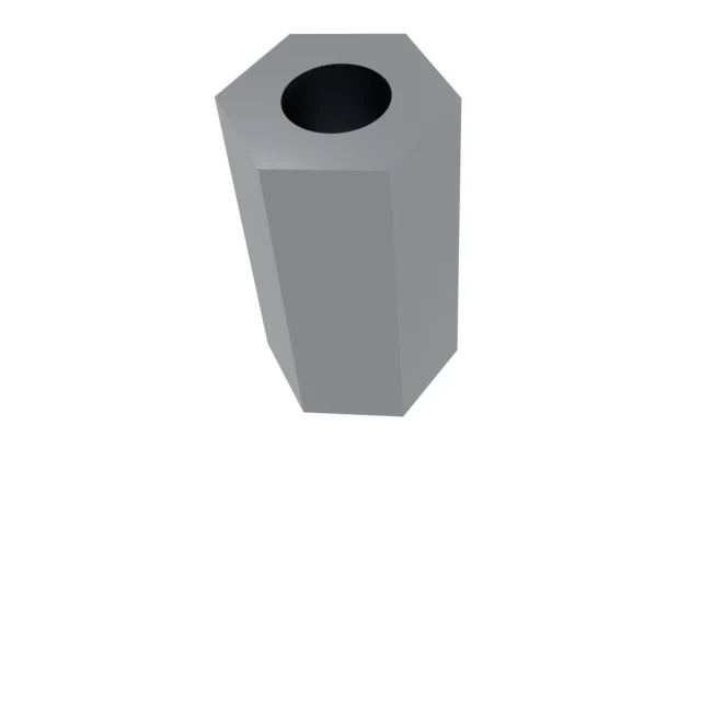 Coupling Nuts M8 A2-70 Stainless 304 —, Product rendering