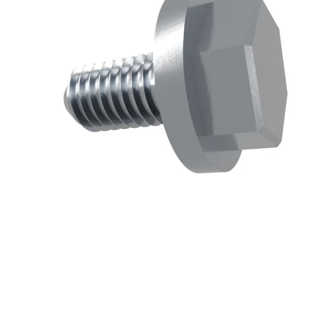 Hex Head Bolts (incl. Hex Flange) M6×12 A2-70 Stainless 304, Product rendering