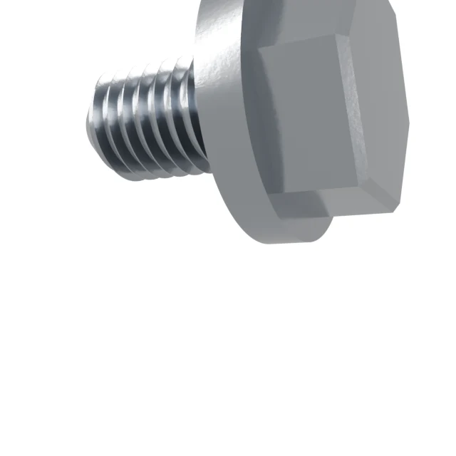 Hex Head Bolts (incl. Hex Flange) M10×16 10.9 Alloy Steel Dacromet, Product rendering