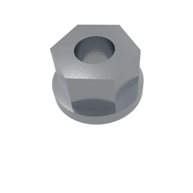 Flange Nuts M8 A2-70 Stainless 304 —, Product rendering