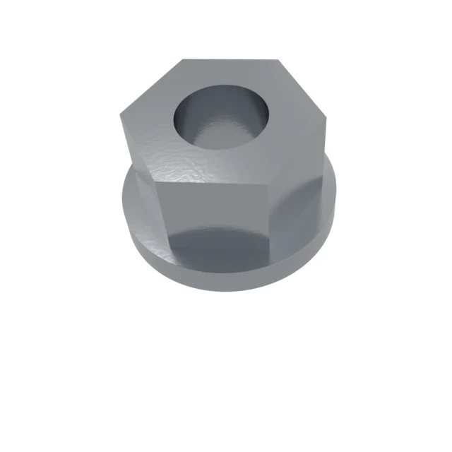 Flange Nuts M12 A2-70 Stainless 304 —, Product rendering