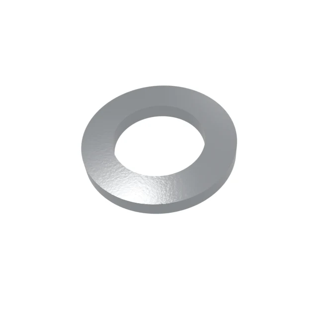 Flat Washers M5 Carbon Steel Dacromet, Product rendering