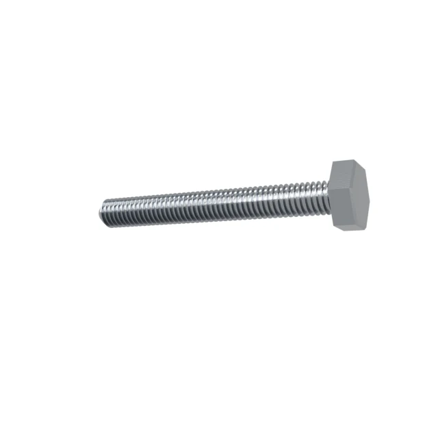 Hex Head Bolts (incl. Hex Flange) M3×25 8.8 Carbon Steel Zinc Plated