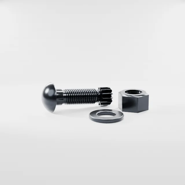 Tension Control Bolts M16×45 10.9S Alloy Steel Black Oxide