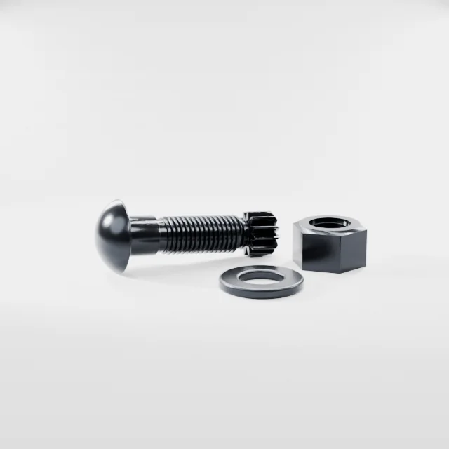 Tension Control Bolts M16×50 10.9S Alloy Steel Black Oxide