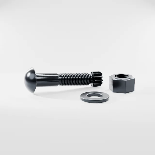 Tension Control Bolts M16×70 10.9S Alloy Steel Black Oxide