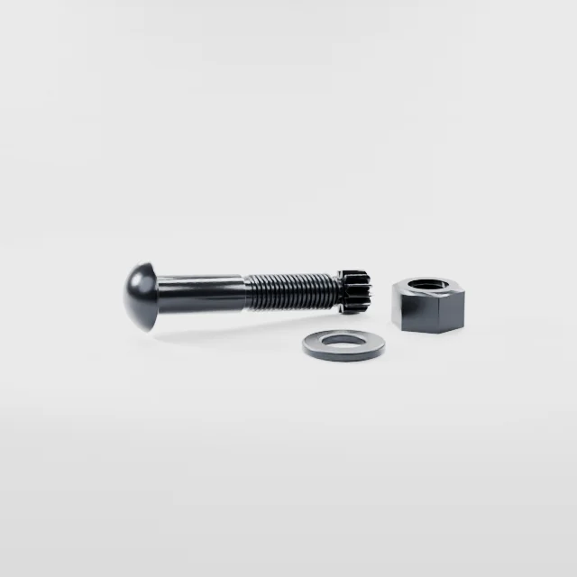 Tension Control Bolts M16×80 10.9S Alloy Steel Black Oxide
