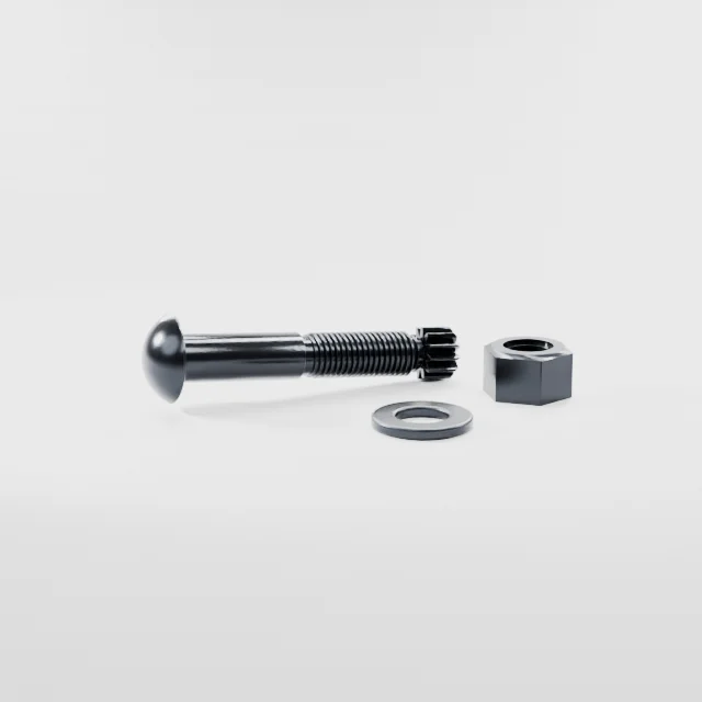 Tension Control Bolts M16×85 10.9S Alloy Steel Black Oxide