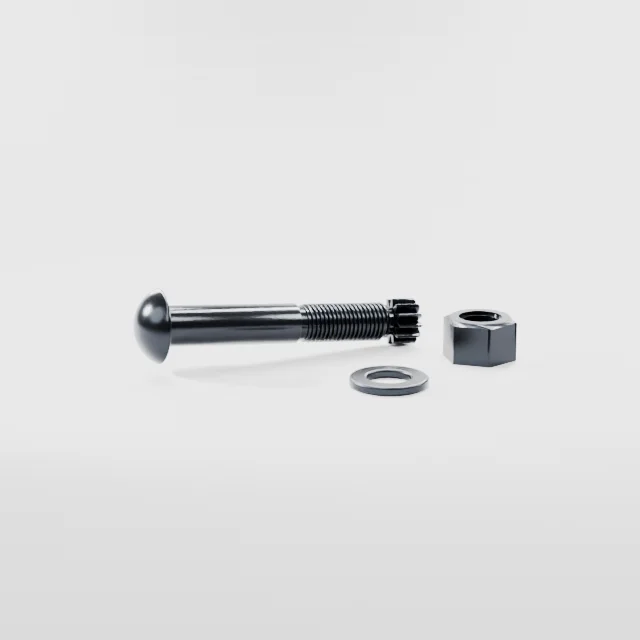 Tension Control Bolts M22×130 10.9S Alloy Steel Black Oxide, Product rendering