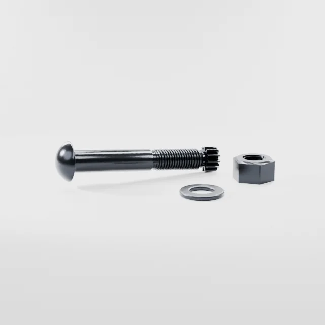 Tension Control Bolts M24×150 10.9S Alloy Steel Black Oxide, Product rendering