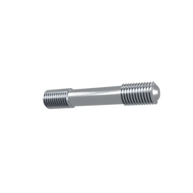 Double-End Studs M20×120 8.8 Carbon Steel Zinc Plated