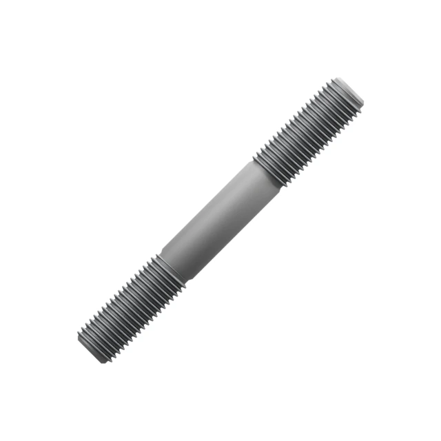 Double-End Studs M20×160 10.9 Alloy Steel Dacromet, Product rendering
