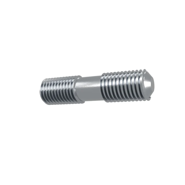 Double-End Studs M24×100 8.8 Carbon Steel Zinc Plated