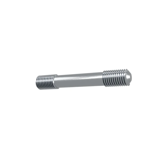 Double-End Studs M24×160 8.8 Carbon Steel Zinc Plated