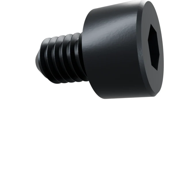 Socket Head Cap Screws M4×6 12.9 Alloy Steel Black Oxide, Product rendering
