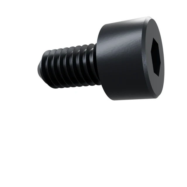 Socket Head Cap Screws M4×8 12.9 Alloy Steel Black Oxide, Product rendering