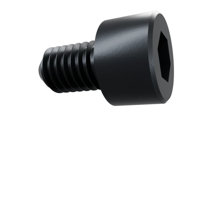 Socket Head Cap Screws M6×10 12.9 Alloy Steel Black Oxide, Product rendering