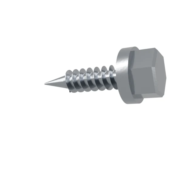 Self-Drilling Tapping Screws (Pan/Hex Flange) 4.8×19 Stainless 304 —, Product rendering