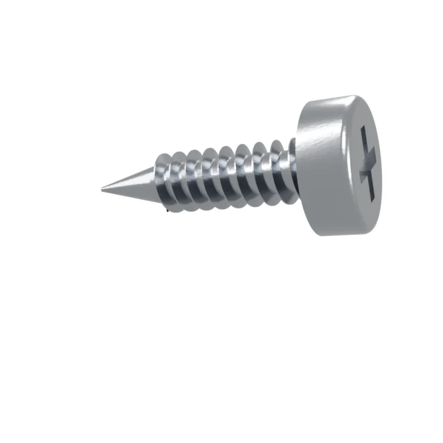 Self-Drilling Tapping Screws (Pan/Hex Flange) 6.3×25 Stainless 304 —, Product rendering