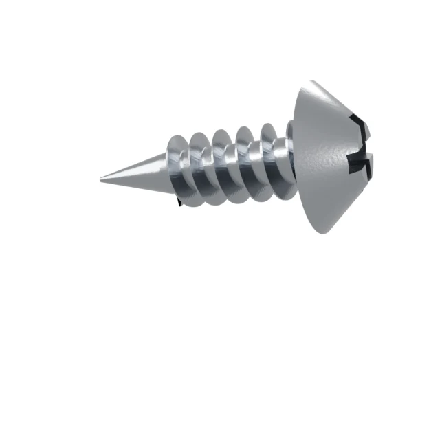 Self-Drilling Tapping Screws (Pan/Hex Flange) 4.8×16 Carbon Steel Galvanized, Product rendering